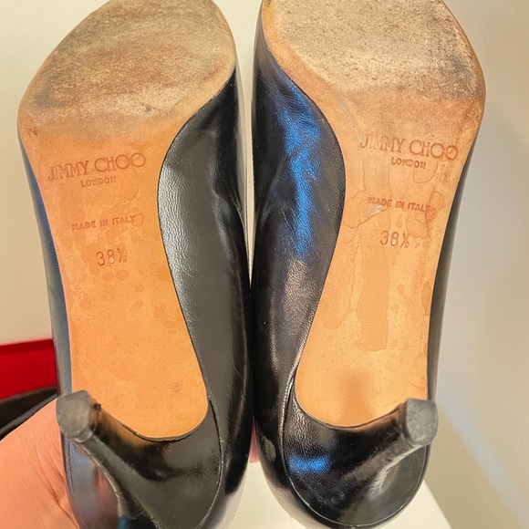 Jimmy Choo Romy 60 leather pumps, size 38.5 - Picture 3 of 3